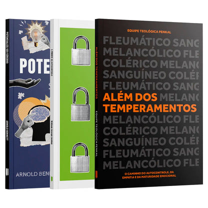 Kit Mente em Ação | Potencialize seu Cérebro + A Chave do Autocontrole + Além dos Temperamentos