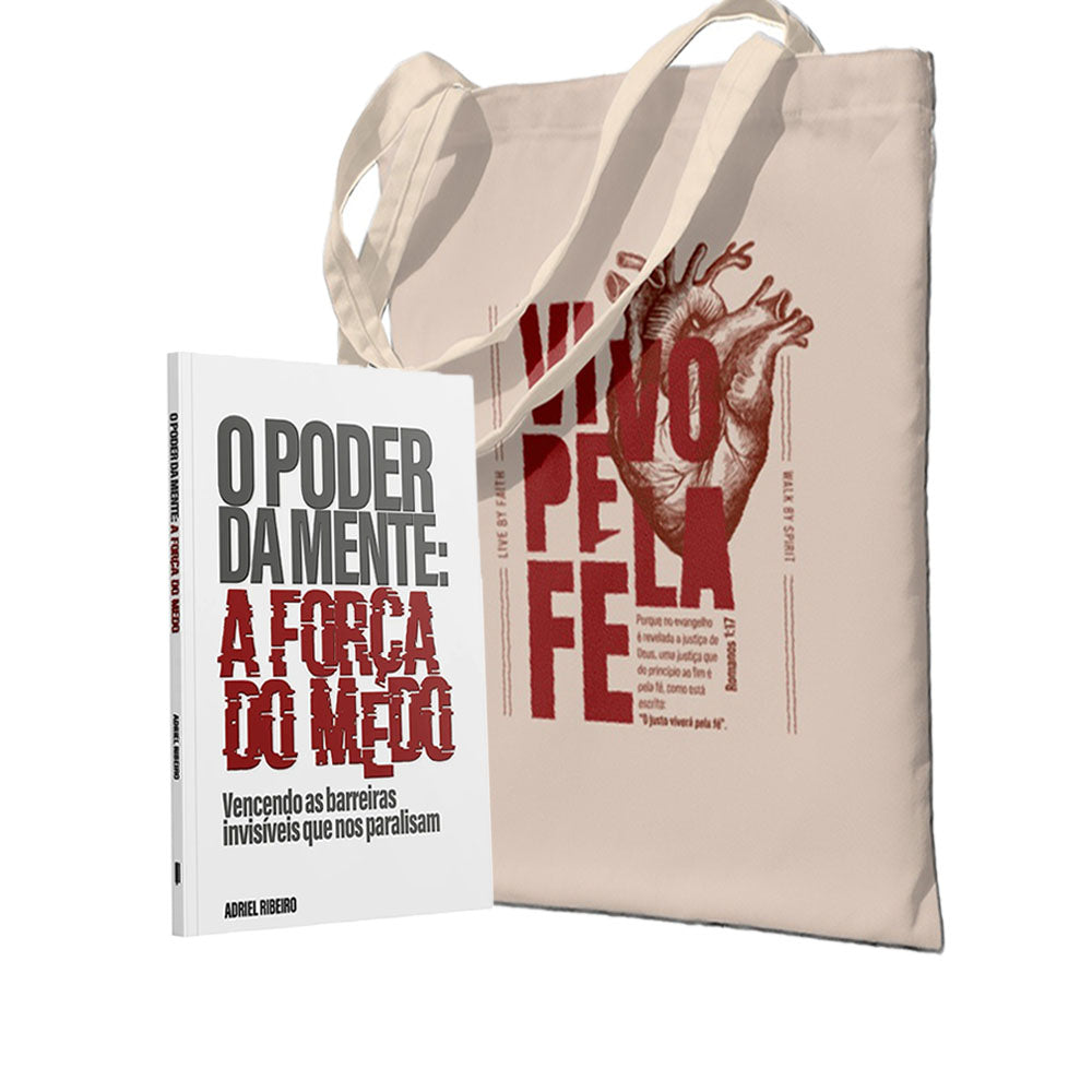 Kit Mente Renovada: O Poder da Mente: A Força do Medo |+ Ecobag - Vivo pela fé