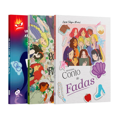 Kit Mentes Mágicas na Fé | 40 Dias com Divertidamente + Devocional Conto de Fadas