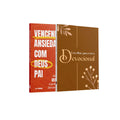 Kit Meu Tempo no Secreto | Caderno Devocional  - Um olhar para o meu Devocional + Vencendo a Ansiedade com Deus Pai