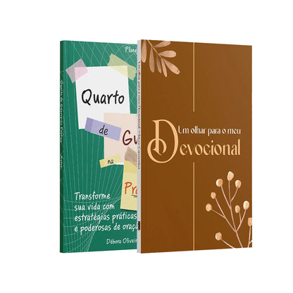 Kit Momento com o Pai | Caderno Devocional  - Um olhar para o meu Devocional + Quarto de Guerra na Prática