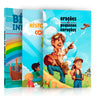 Kit Orações dos pequenos corações  - Bíblia Infantil Bichos na Arca + Livretos Cristões