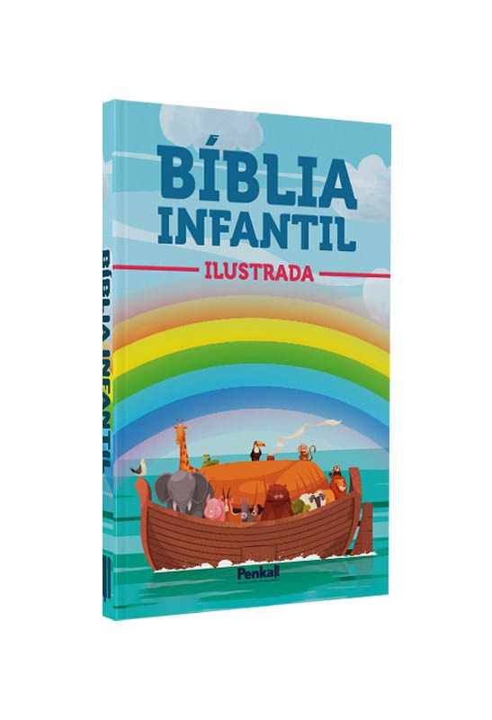 Kit Orações dos pequenos corações  - Bíblia Infantil Bichos na Arca + Livretos Cristões
