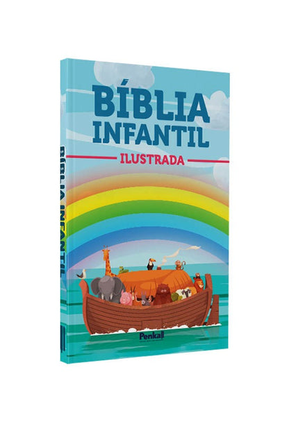 Kit Orações dos pequenos corações  - Bíblia Infantil Bichos na Arca + Livretos Cristões
