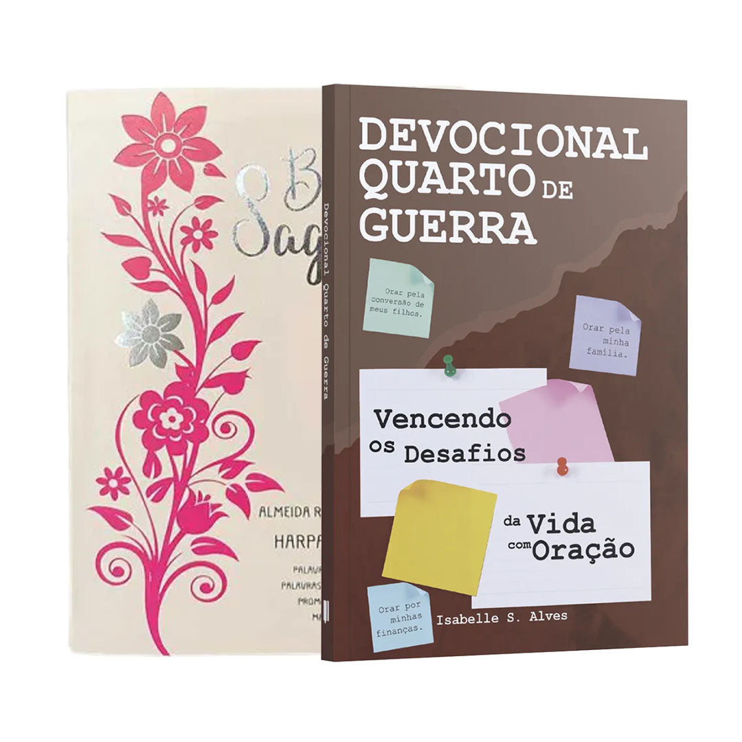 Kit Marcados por Deus + Bíblia ARC PPM + LIVRO