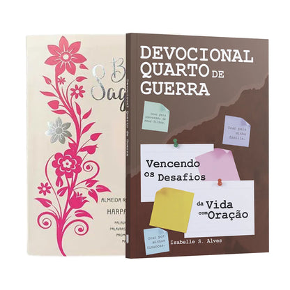 Kit Marcados por Deus + Bíblia ARC PPM + LIVRO