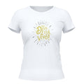 Camiseta Cristã Feminina - Deus está vivo | Branca