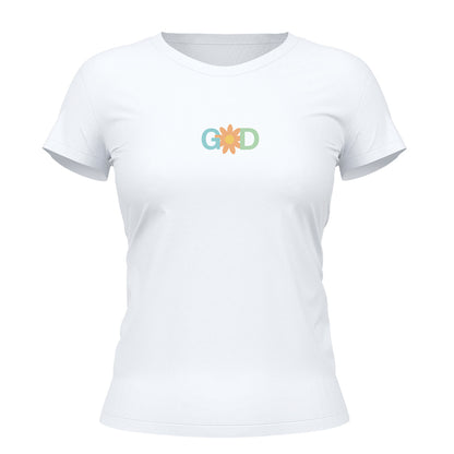 Kit Ecobag + Camiseta Feminina - God | Branca
