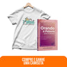 Kit Promessas de Luz - Orando a Palavra para Mulheres + Camiseta | Baby Look | Jesus é meu conforto