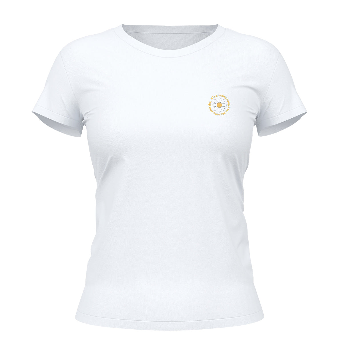 Kit Ecobag + Camiseta Feminina - Margarida | Branca