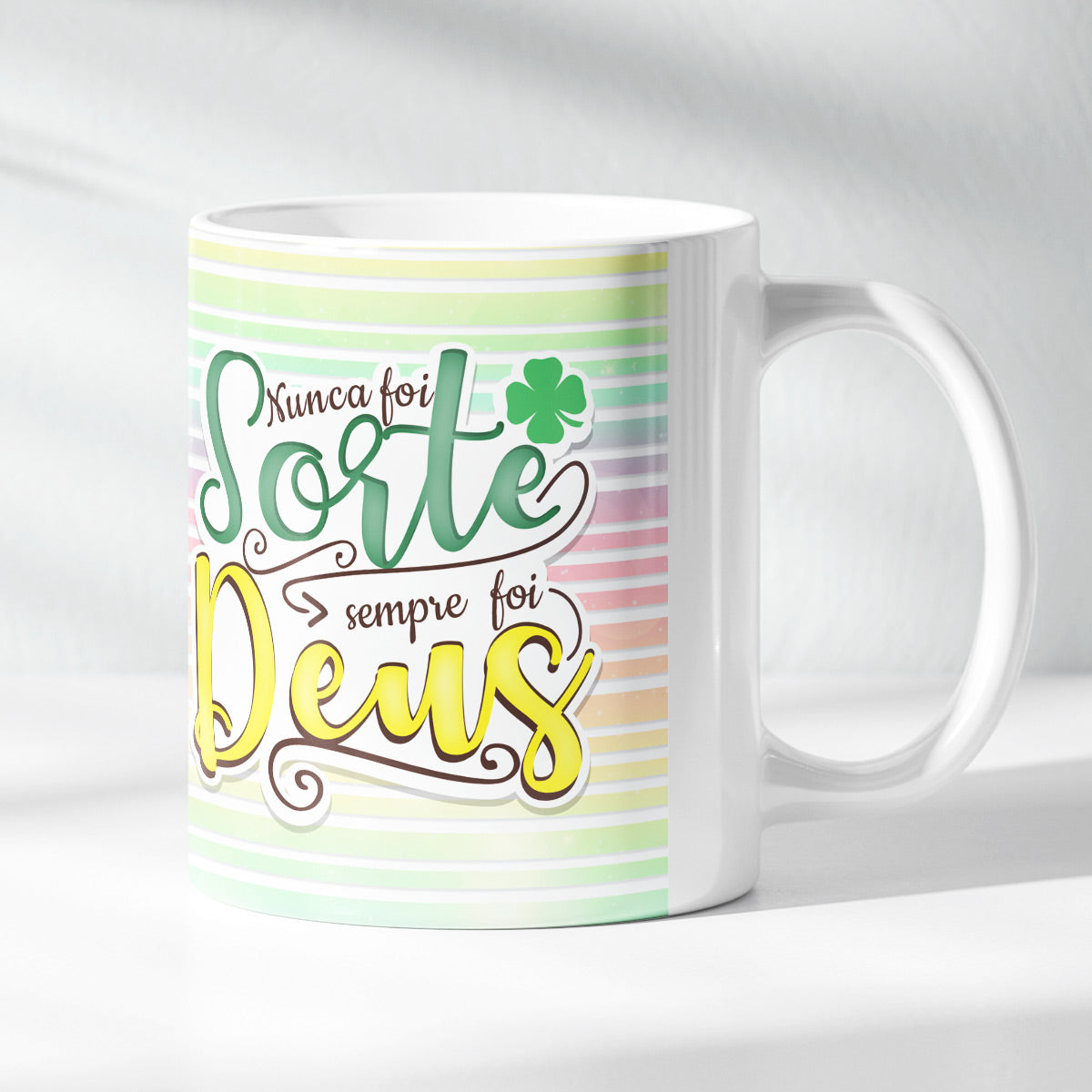 Kit Propósito Divino | Caneca - Nunca foi sorte + Livreto Nova Criatura
