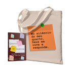 Kit Quarto de Guerra + Ecobag No Silêncio do Meu Quarto
