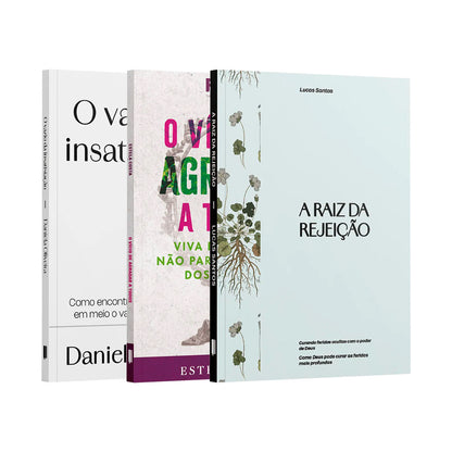 Kit Raizes da Alma | O Vício de Agradar a Todos + Raiz da Rejeição + O Vazio da Insatisfação.