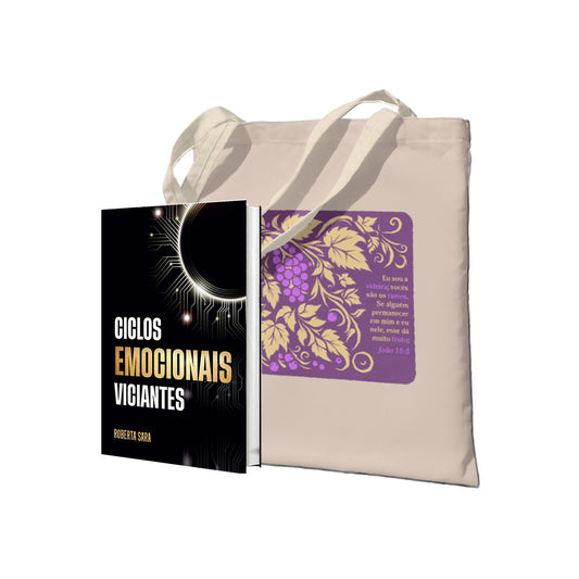Kit Recomeço Invisível | Ciclos Emocionais Viciantes + Ecobag - Eu sou a videira
