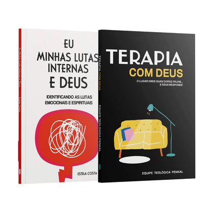 Kit Refúgio em Deus | Eu, Minhas Lutas Internas e Deus + Terapia com Deus - Penkal