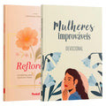 Kit Transformadas Pela Graça | Refloresça: Transforme suas dores em Flores + Devocional Mulheres Improváveis