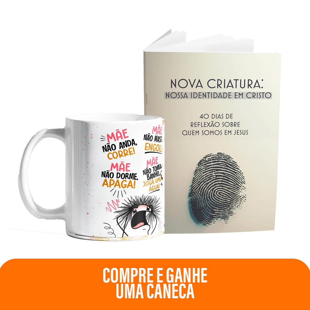 Kit Valor Incomparável | Caneca - Um titulo maior que rainha + Livreto Nova Criatura
