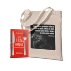 Kit Vencendo com Deus: Como o Jejum e Oração podem mudar a sua vida +Ecobag - Leão de Judá