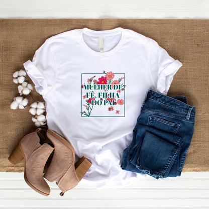 Kit Vestida de Promessas - Orando a Palavra para Mulheres + Camiseta | Baby Look | Deus quer te ver