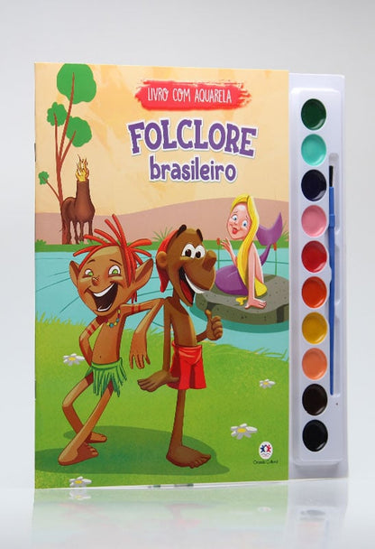 Livro com Aquarela | Folclore Brasileiro | Ciranda Cultural