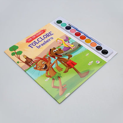 Livro com Aquarela | Folclore Brasileiro | Ciranda Cultural