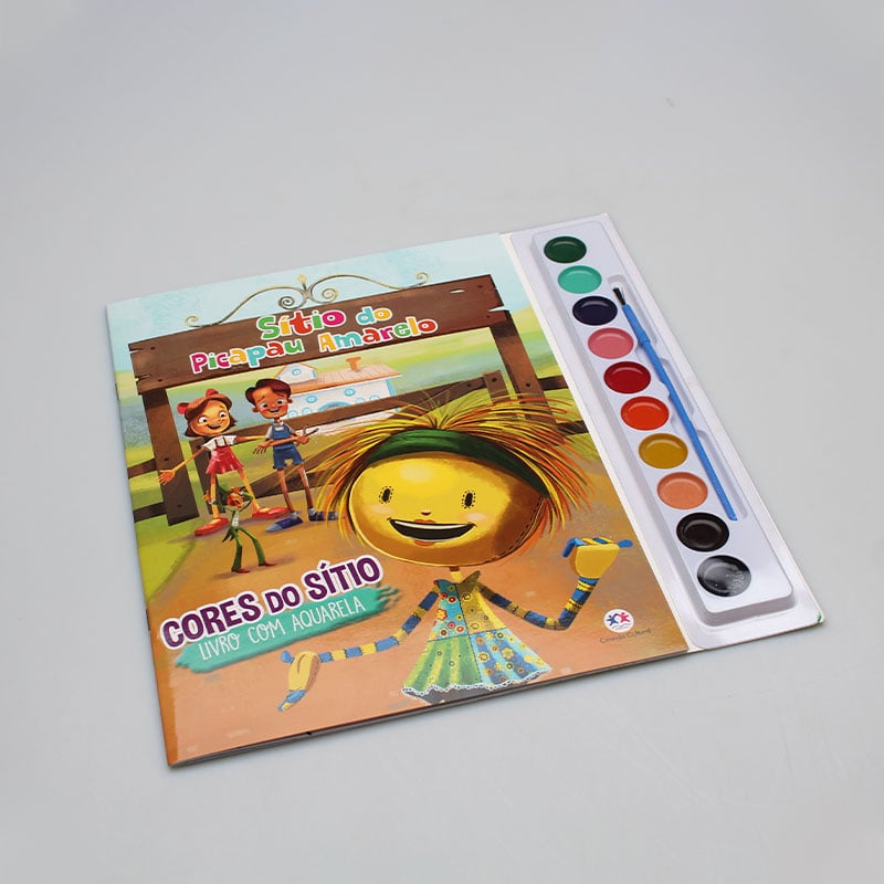 Livro com Aquarela | Sítio do Picapau Amarelo | Ciranda Cultural