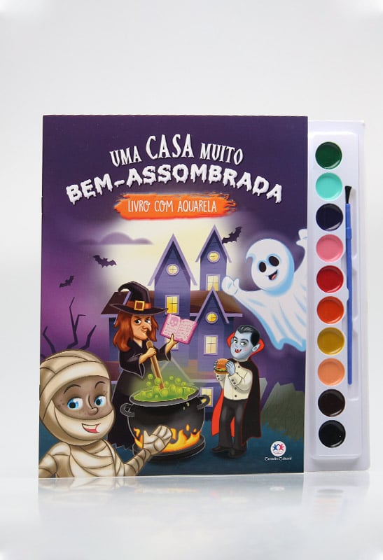 Livro com Aquarela | Uma Casa Muito Bem-Assombrada | Ciranda Cultural