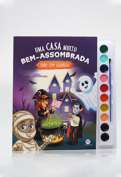 Livro com Aquarela | Uma Casa Muito Bem-Assombrada | Ciranda Cultural