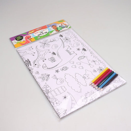 Livro-pôster para Colorir | Dinossauros | Brasileitura