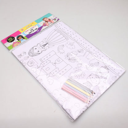 Livro-pôster para Colorir | Princesa | Brasileitura