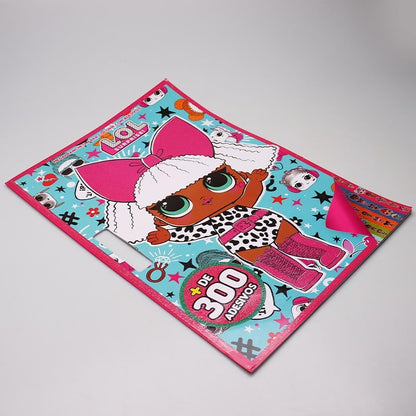 Megaprancheta Para Colorir Com Adesivos | L.O.L. Surprise!