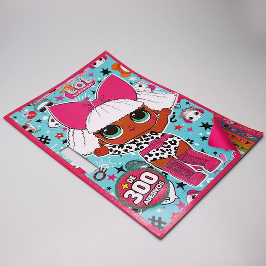 Megaprancheta Para Colorir Com Adesivos | L.O.L. Surprise!