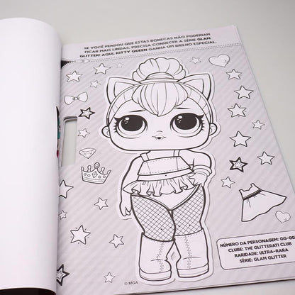 Megaprancheta Para Colorir Com Adesivos | L.O.L. Surprise!