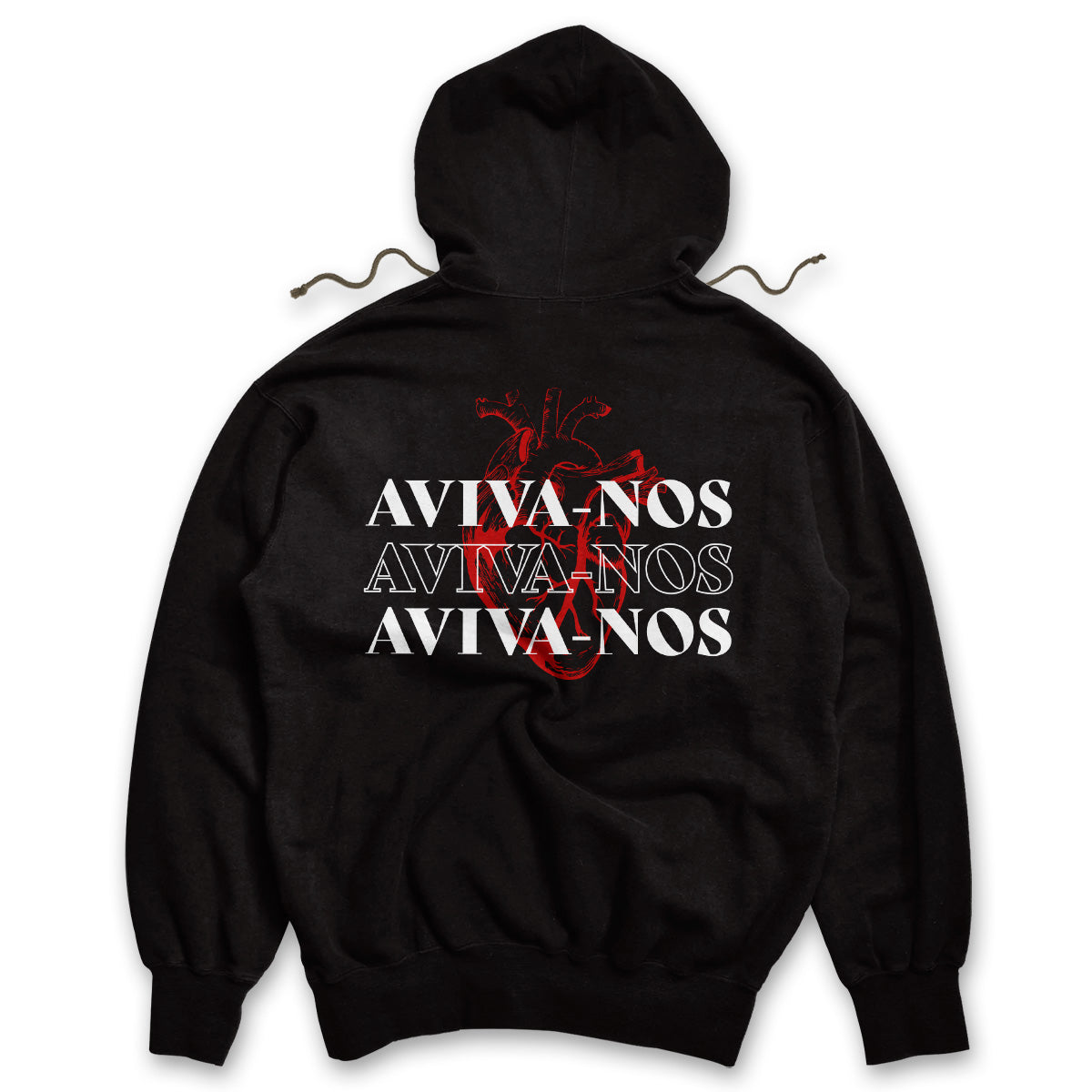 Moletom Canguru - Aviva-nos | Preto