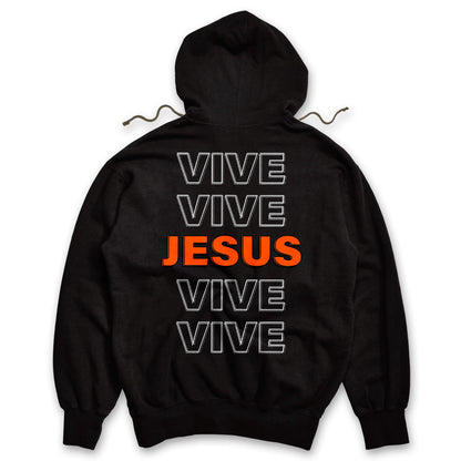 Moletom Canguru - Jesus Vive | Preto