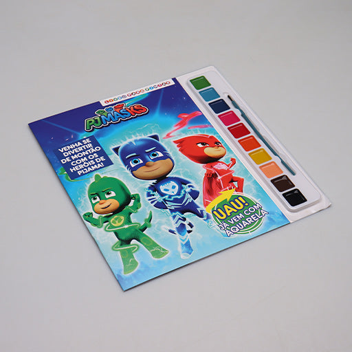 PJ Masks | Livro para Pintar com Aquarela