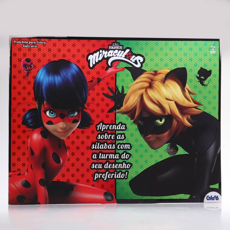 Prancheta Para Colorir Supersérie | Miraculous Ladybug