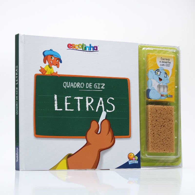 Quadro de Giz | Letras | Capa Dura | Escolinha Todolivro