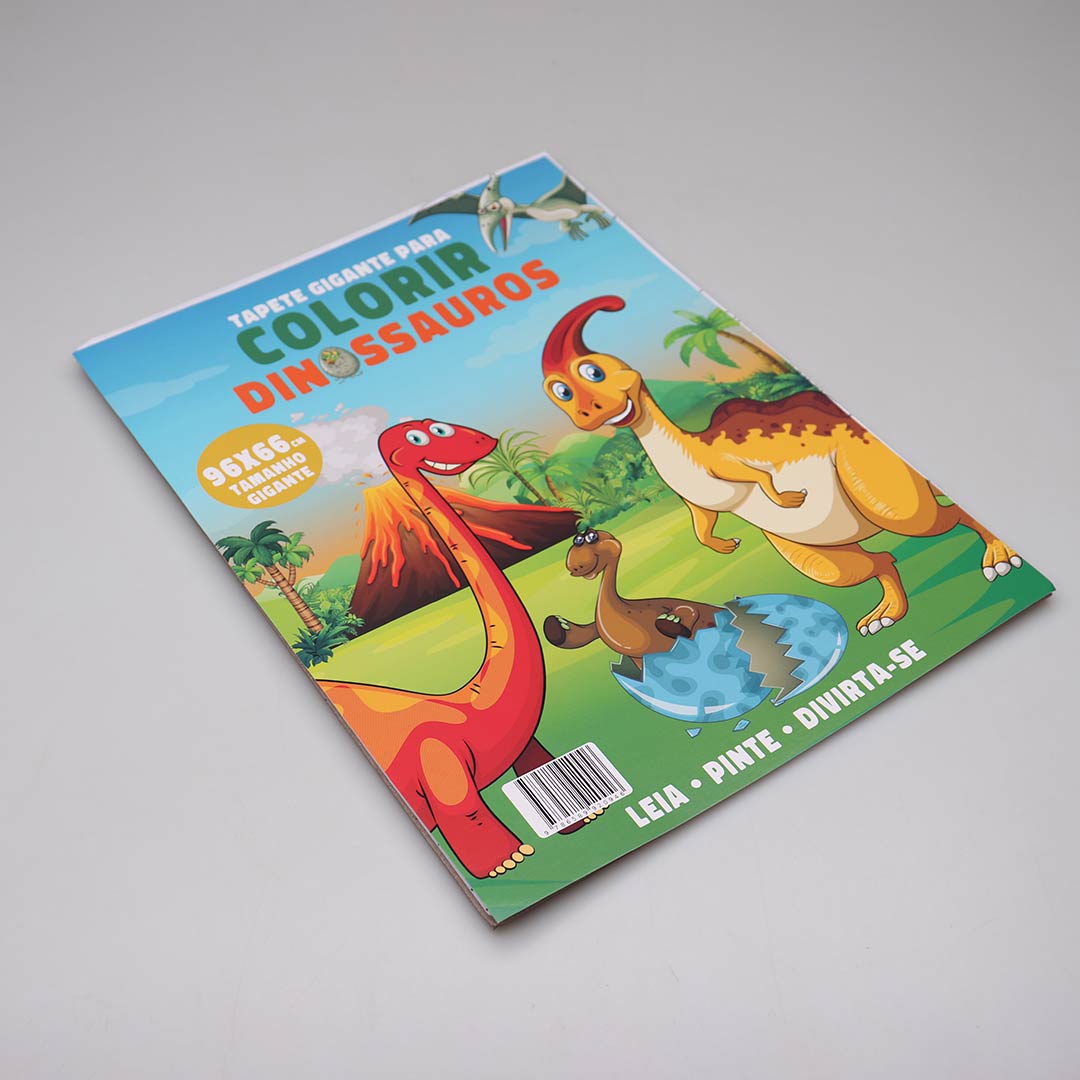 Tapete Gigante Para Colorir | Dinossauros