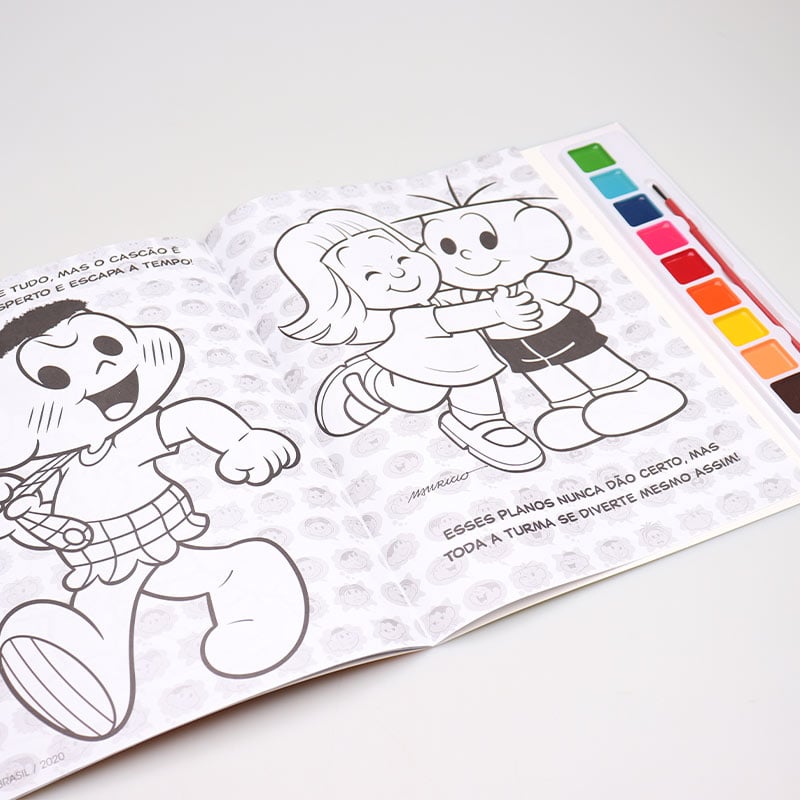 Turma da Mônica - Cascão | Livro Para Pintar