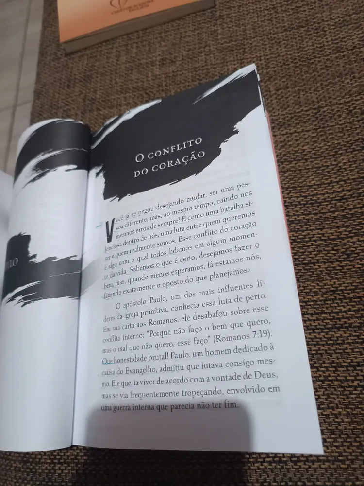 Exemplar do livro recebido por leitor