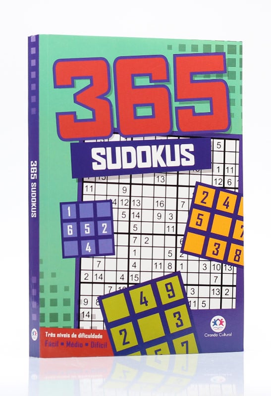 Livro - Sudoku Puzzles 100 (volume 3) - 100 jogos de raciocínio