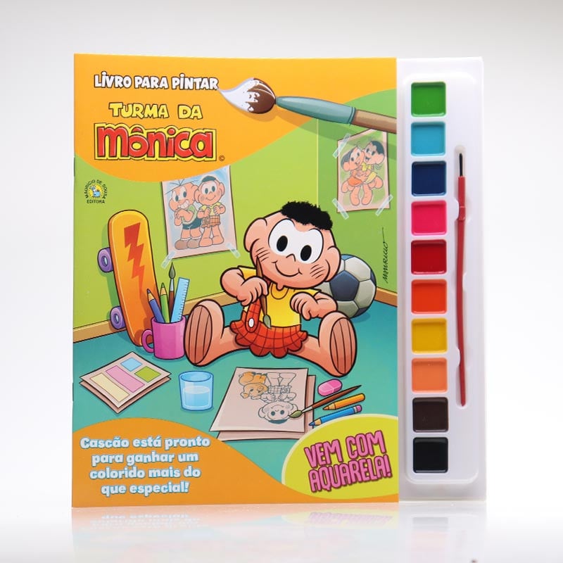 Turma da Monica para colorir, Jogos da Monica de pintar