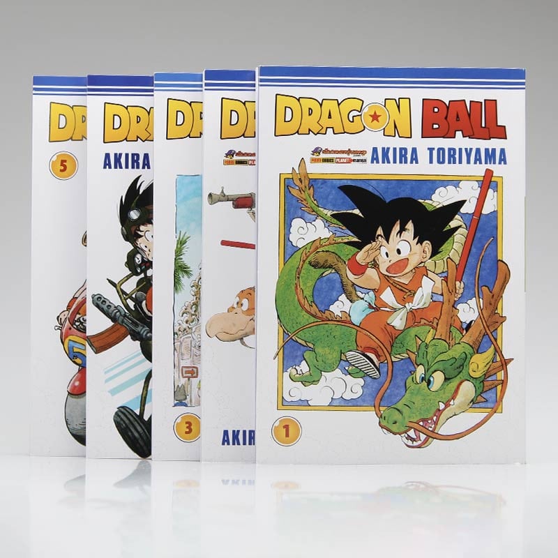 Kit 5 Livros, Dragon Ball