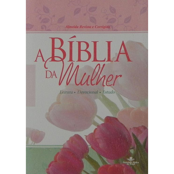 Bíblia de Estudo da Mulher - Almeida Corrigida - Média - Tulipa