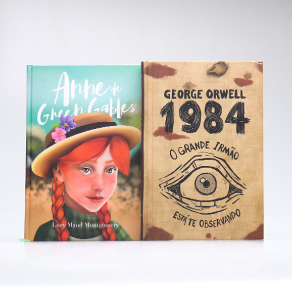 Kit Anne de Green Gables + 1984 George Orwell | Capa Dura