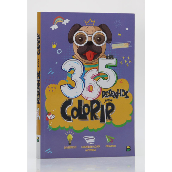 365 Desenhos para Colorir | Roxo | Brasileitura