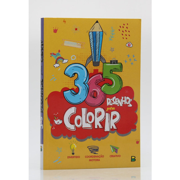 365 Desenhos para Colorir | Amarelo | Brasileitura