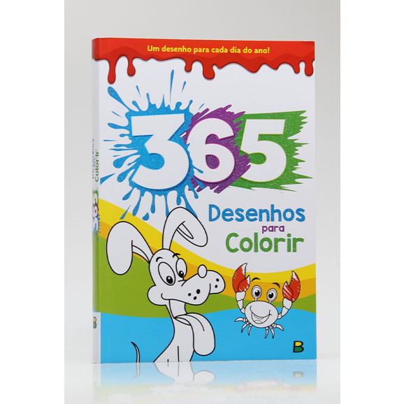 365 Desenhos Para Colorir | Azul | Brasileitura