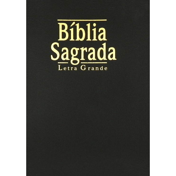 Bíblia Sagrada NTLH | Letra Grande Luxo | Preta 